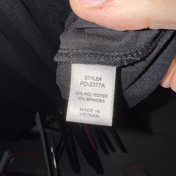 Zenana Black Long Sleeve Dress - Picture 5 of 5